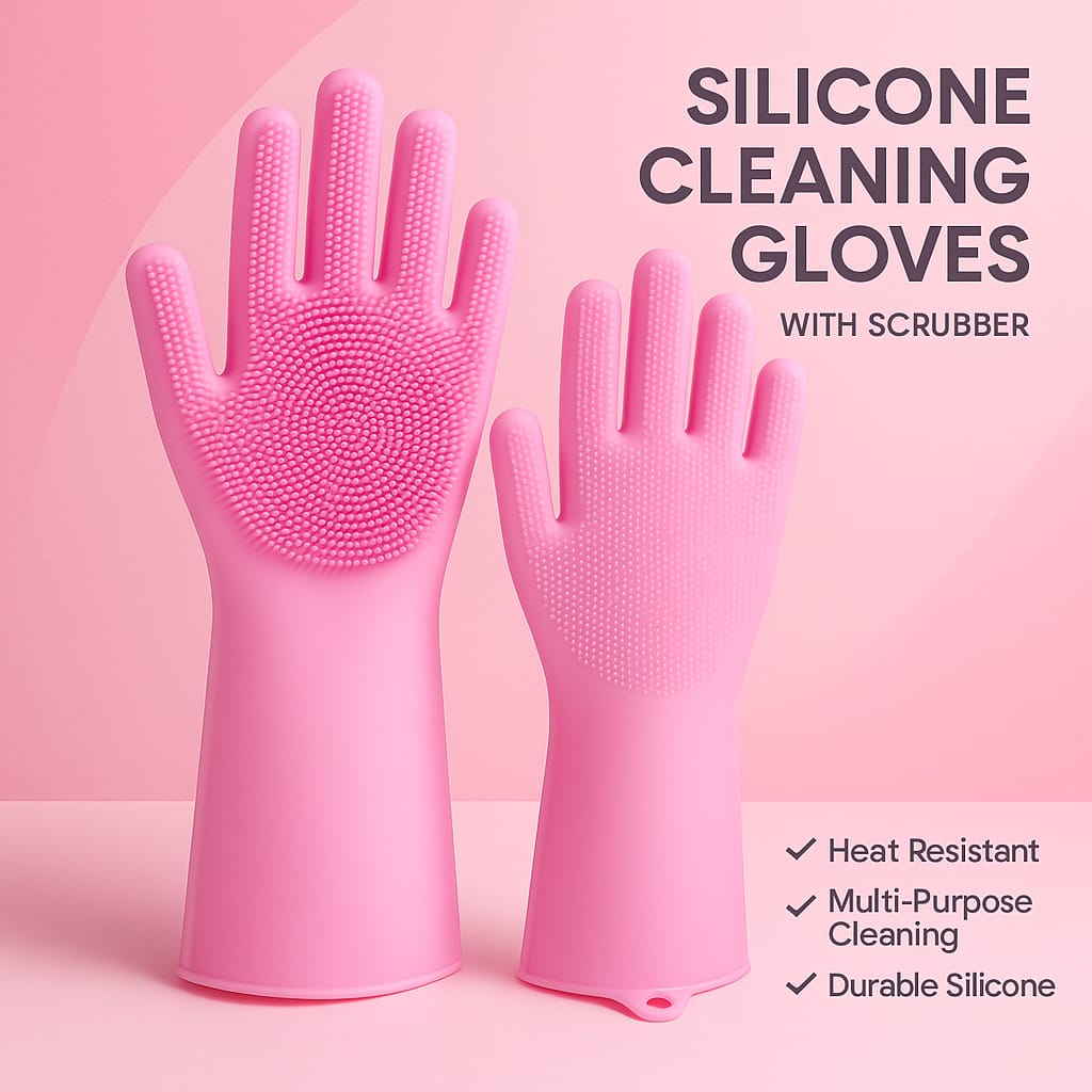 Silicone Cleaning Gloves