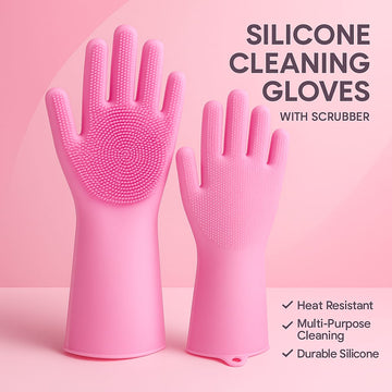 Silicone Cleaning Gloves