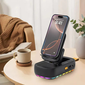 Buy Mobile Holder With Bluetooth Speaker F15 | Prift Store UAE